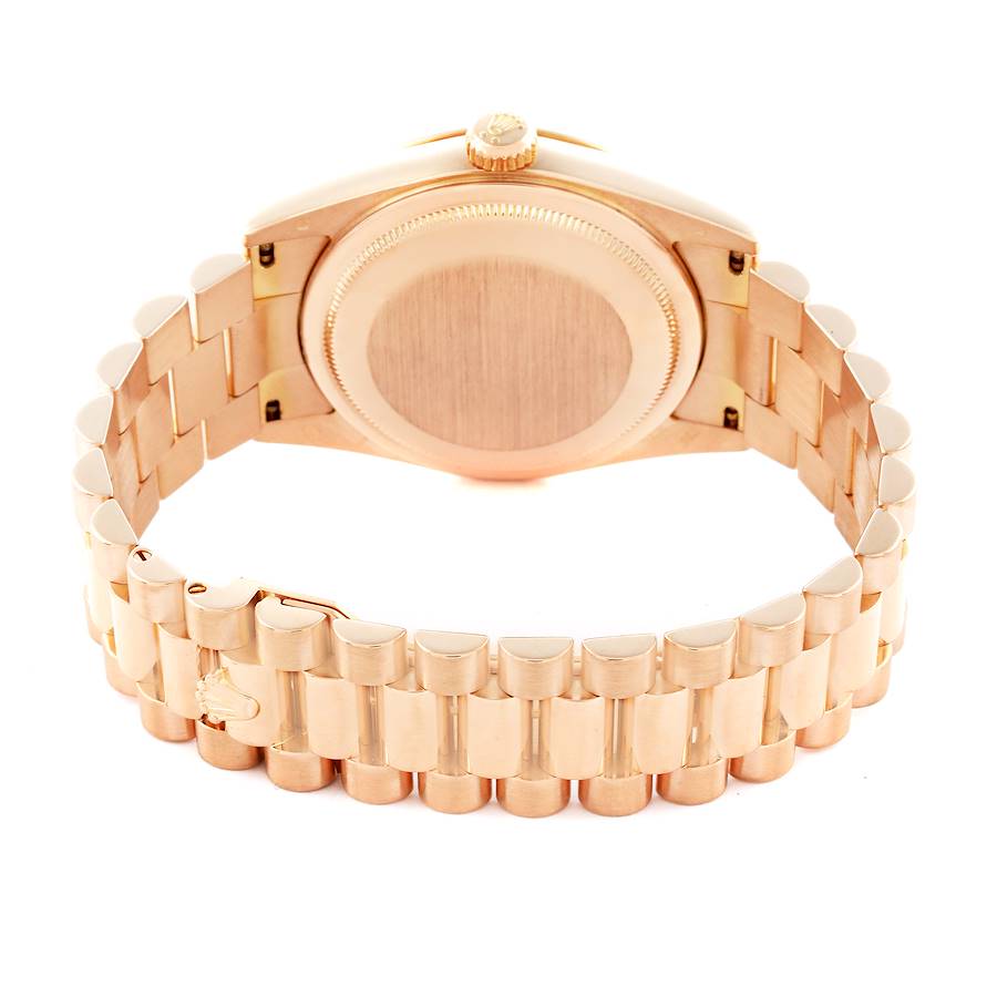 Reloj réplica para hombre: Rolex President Day-Date 36 mm, oro rosa, esfera con números romanos, 118235 — a precio razonable – Foto 8