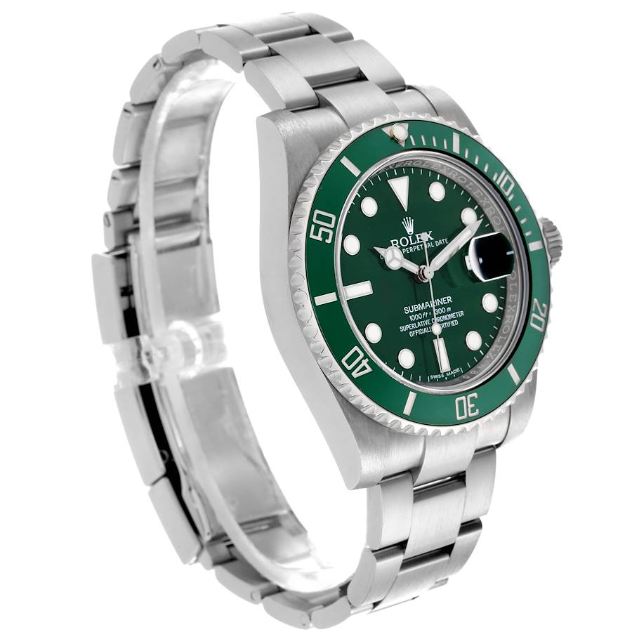Reloj réplica para hombre: Rolex Submariner Hulk, esfera verde, acero, 116610LV — a precio competitivo – Foto 3