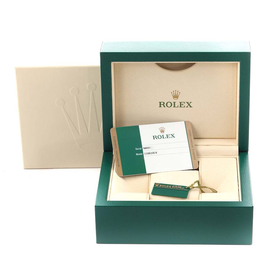 Reloj réplica para hombre: Rolex Submariner Hulk, esfera verde, acero, 116610LV — a precio competitivo – Foto 8